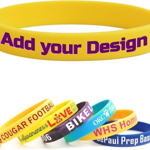 Pulseras de goma personalizadas a granel pulseras de silicona personalizadas para motivación, apoyo, fiesta, ceremonia, adolescentes y adultos Pulseras de goma personalizadas a granel pulseras de silicona personalizadas para motivación, apoyo, fiesta, ceremonia, adolescentes y adultos