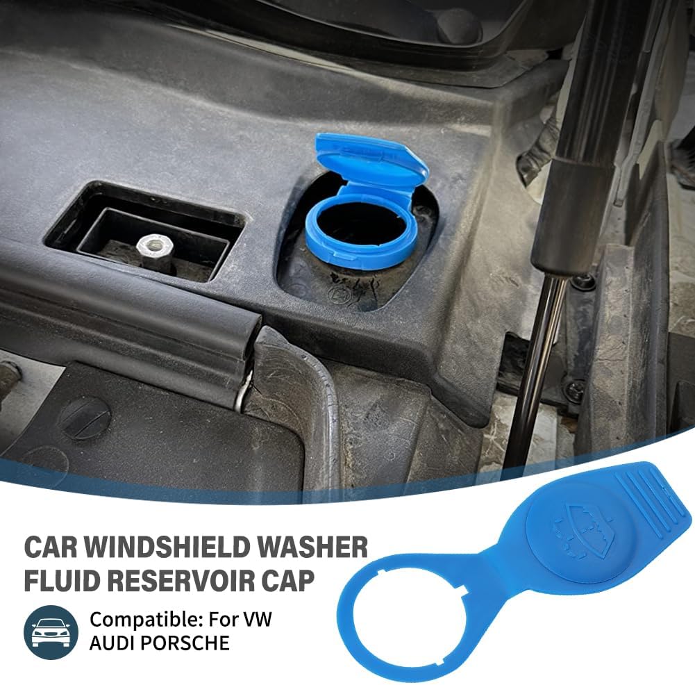 GZYF Tapa de depósito de líquido para limpiaparabrisas Tapa de depósito para VW para Audi para Porsche 1K0955455
