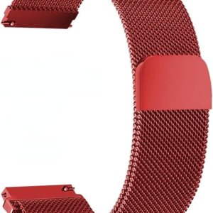 Upzuna Correa de reloj milanesa de liberación rápida deportiva de malla metálica para mujeres y hombres, universal de 0.709 in, 0.787 in, 0.866 in Upzuna Correa de reloj milanesa de liberación rápida deportiva de malla metálica para mujeres y hombres, universal de 0.709 in, 0.787 in, 0.866 in