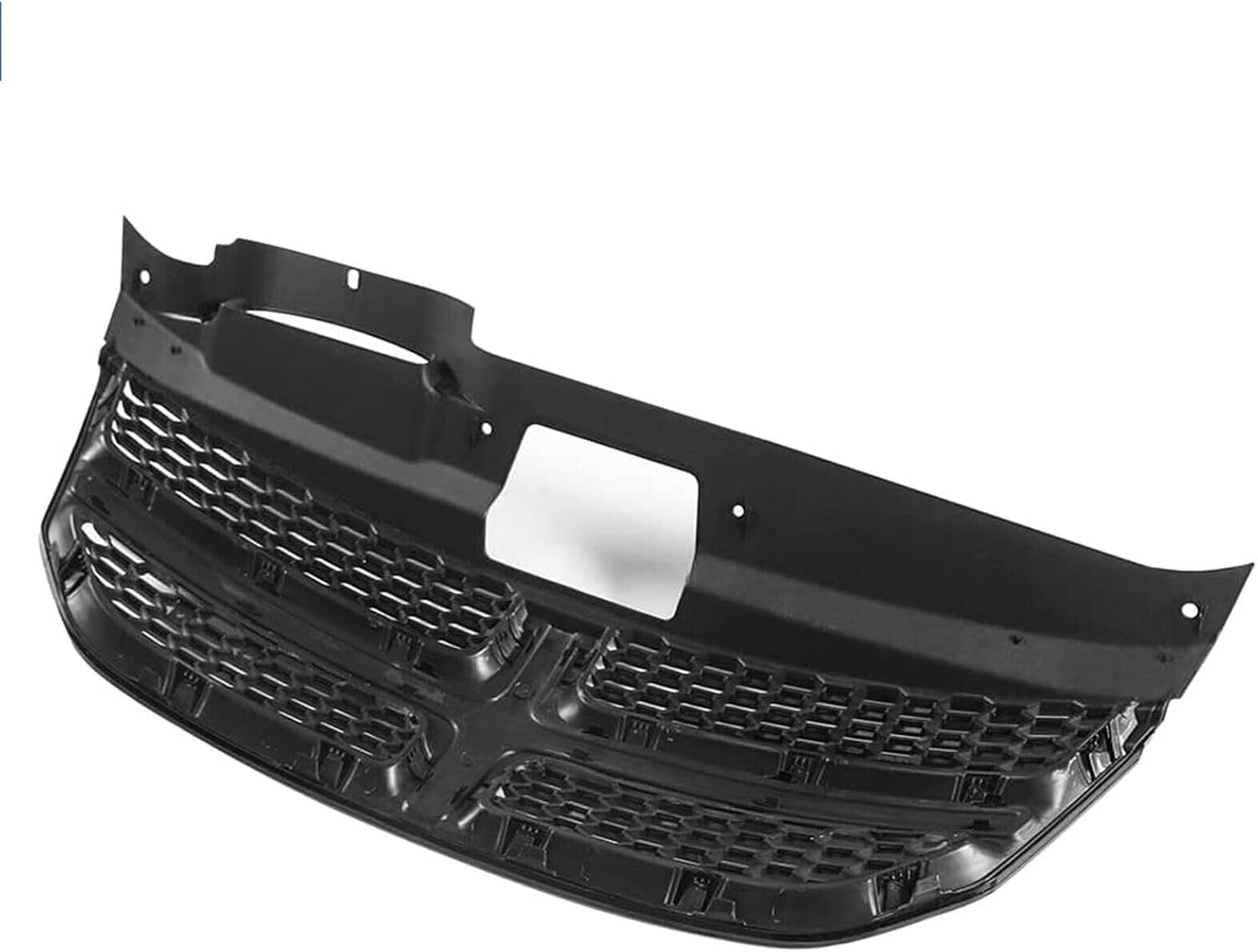 Parrilla superior negra para parachoques delantero compatible con Dodge Journey 2011-2020