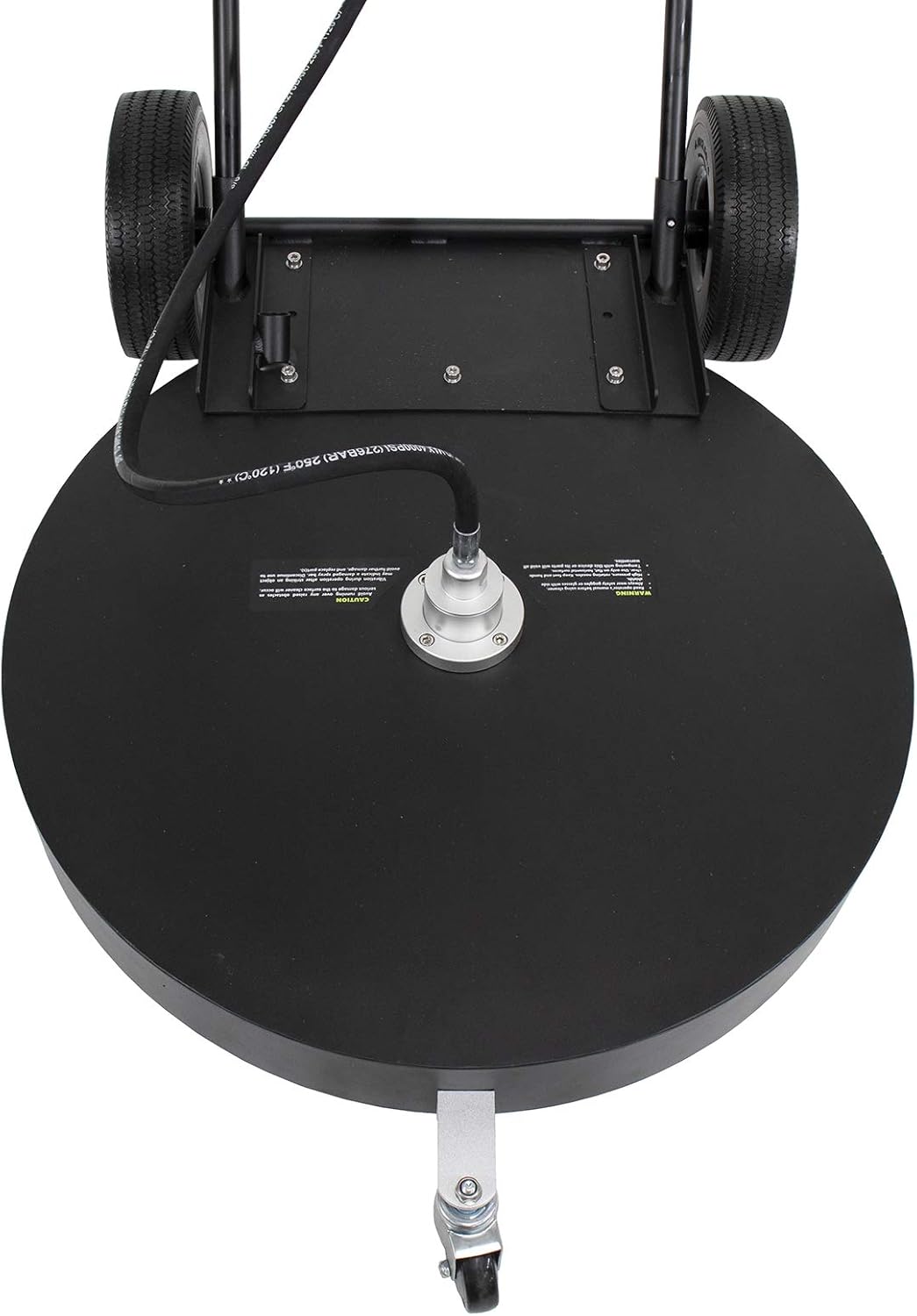 Limpiador de superficie plana de aluminio de 30 “para lavadora a presión de agua fría caliente 4000 PSI 10.5 GPM con ruedas