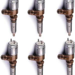 6 unids nuevo inyector común carril compatible con Caterpillar CAT Perkins C6.6 CAT motor diesel 321-0990 2645A743 6 unids nuevo inyector común carril compatible con Caterpillar CAT Perkins C6.6 CAT motor diesel 321-0990 2645A743