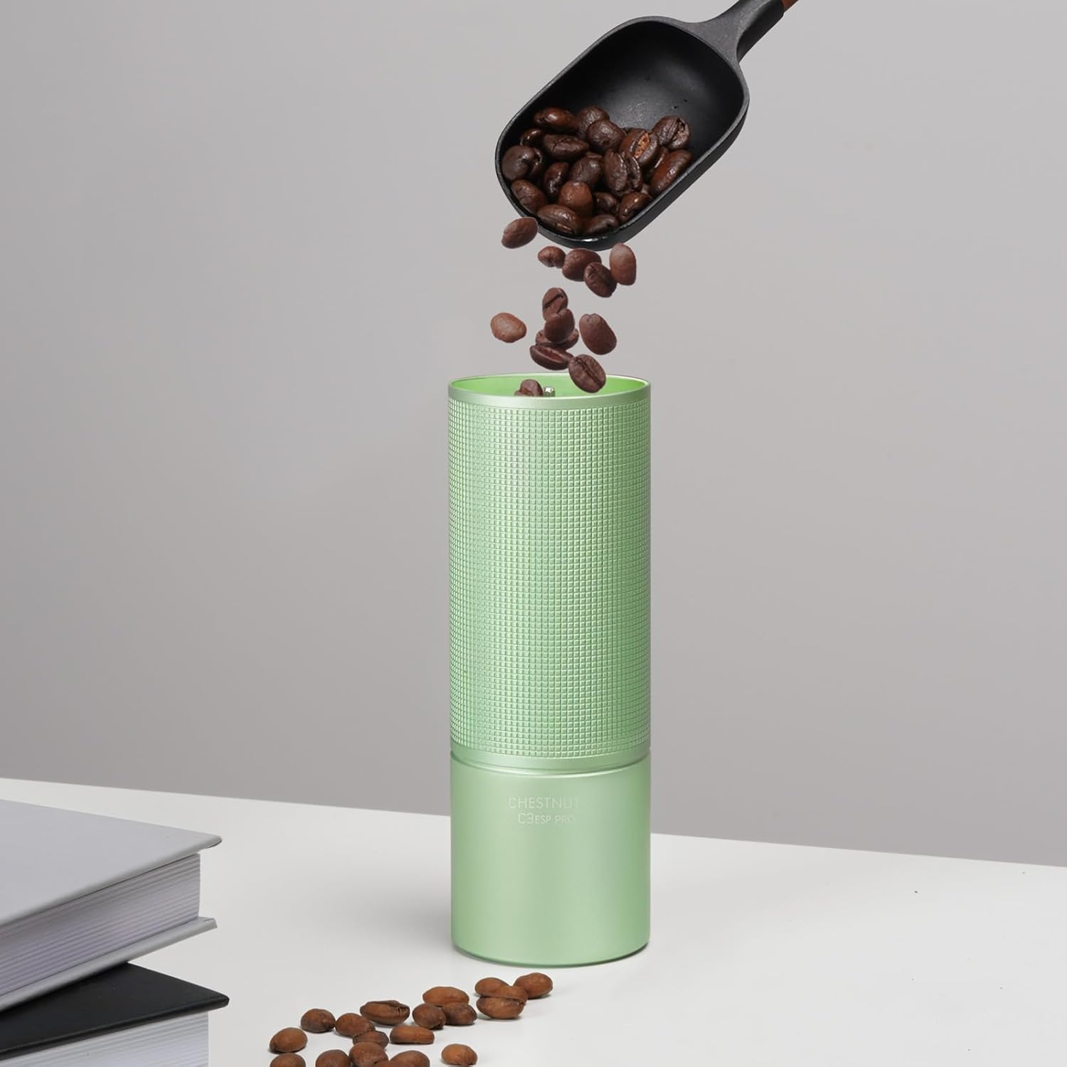 TIMEMORE Molinillo de café manual de acero inoxidable con mango plegable, color castaño C3 ESP PRO ajuste interno ajustable, doble posicionamiento