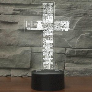 3D Jesús Cross Control Remoto 16 Color Night Lights Illusion Acrílico LED Mesa Lámpara de noche Niños Dormitorio Escritorio Decoración Cumpleaños 3D Jesús Cross Control Remoto 16 Color Night Lights Illusion Acrílico LED Mesa Lámpara de noche Niños Dormitorio Escritorio Decoración Cumpleaños