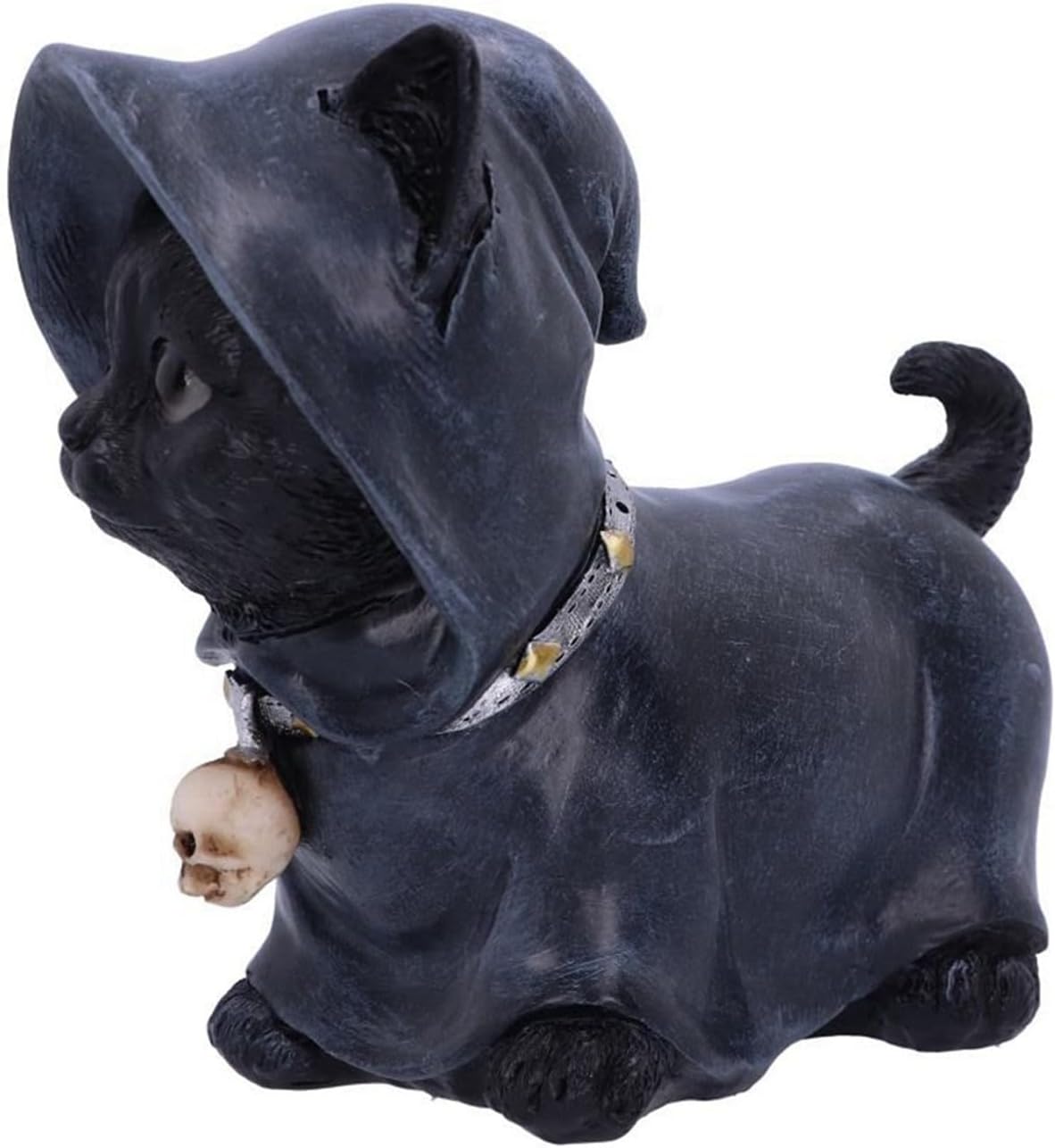 Adorno de gato mágico divertido de Halloween, adorno de resina para manualidades, decoración del hogar, decoración de escritorio, escultura facial