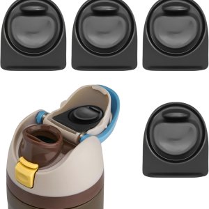 4 tapones de tapa de repuesto Owala FreeSip de 24 onzas, 32 onzas, junta de botella de agua, tapa superior de repuesto compatible con botella de 4 tapones de tapa de repuesto Owala FreeSip de 24 onzas, 32 onzas, junta de botella de agua, tapa superior de repuesto compatible con botella de