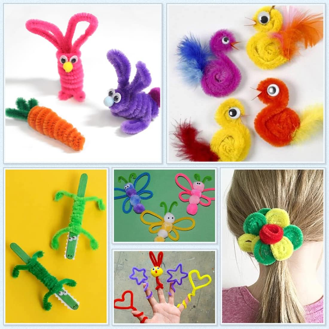 Praisebank Limpiadores de tuberías para manualidades (200 piezas en color de piel), limpiadores de tuberías de 12 pulgadas de largo, limpiadores de