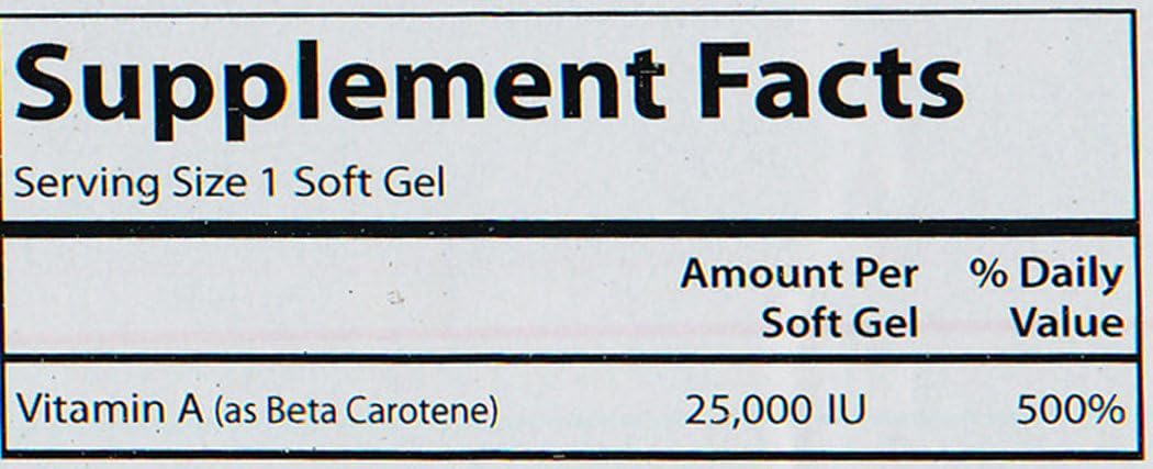 Carlson Labs Super Beta-Caroteno de Dunaliella Salina, 250 cápsulas blandas