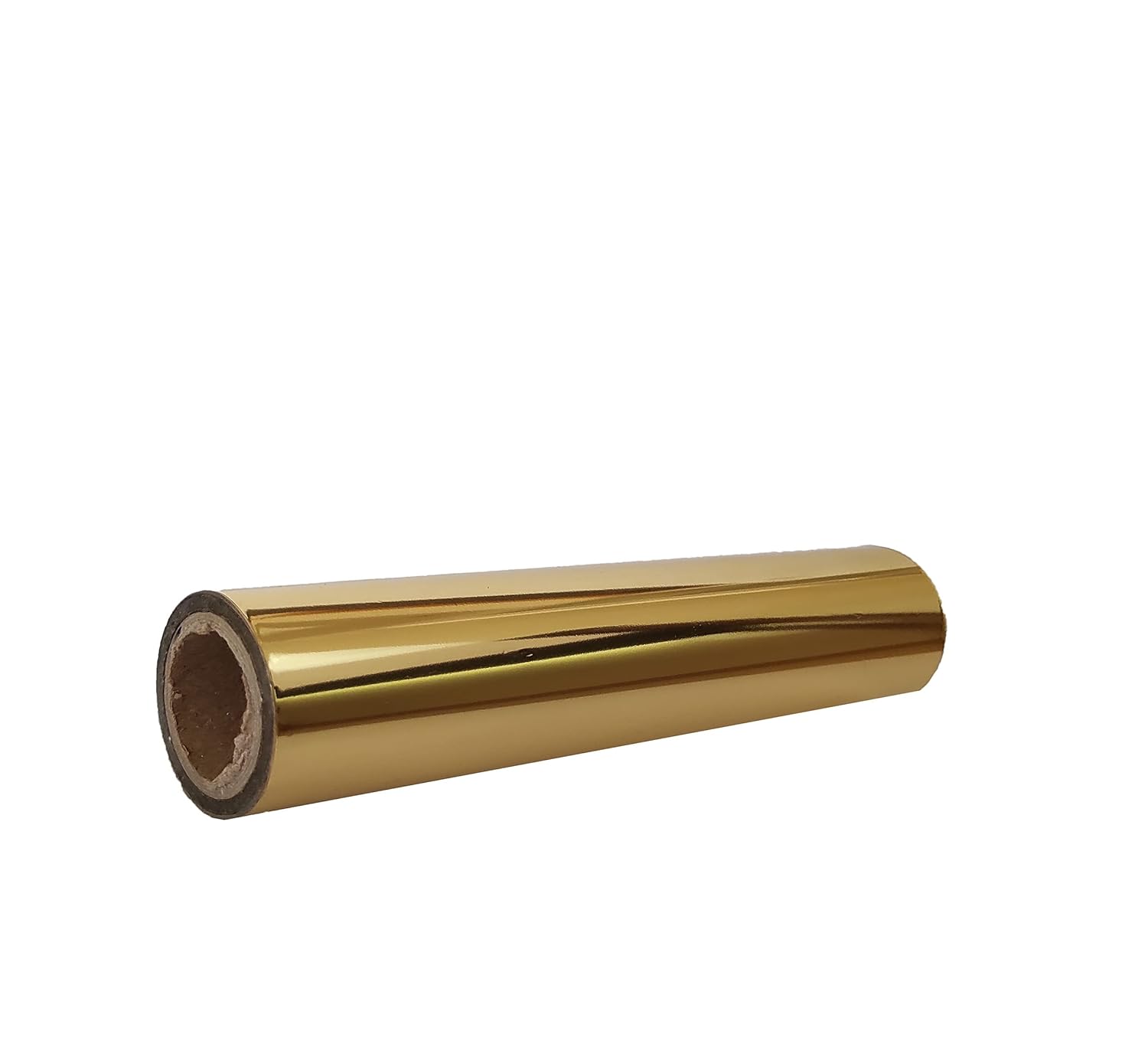 TcrafTx Rollo de transferencia de papel de aluminio caliente para máquina y textil Minc, 5.90 “x 82 pies lámina metálica caliente (dorado)