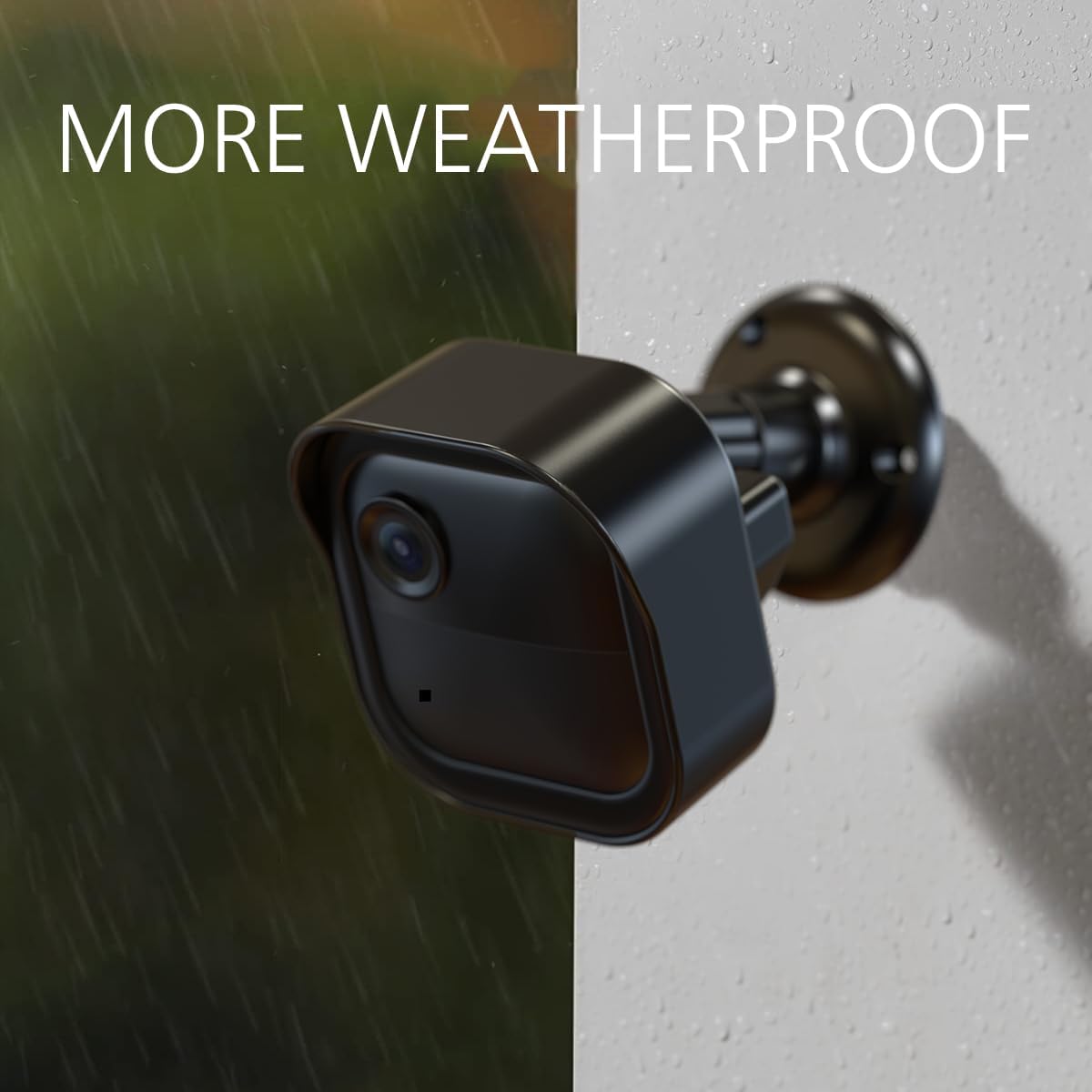 Soporte de pared Blink Outdoor para 4 cámaras, carcasa protectora resistente a la intemperie y montaje ajustable de 360 con soporte Blink Sync