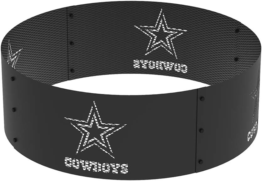 Blue Sky Outdoor Living FR361208-COWBOYS – Foguera de anillo redondo, Cowboys