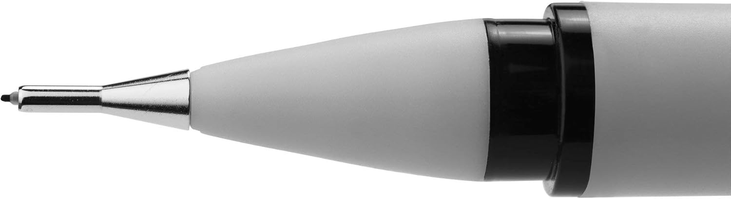 Winsor & Newton Fineliner – Bolígrafo de punta fina, punta de 0.002 in, negro, 1 unidad (paquete de 2)
