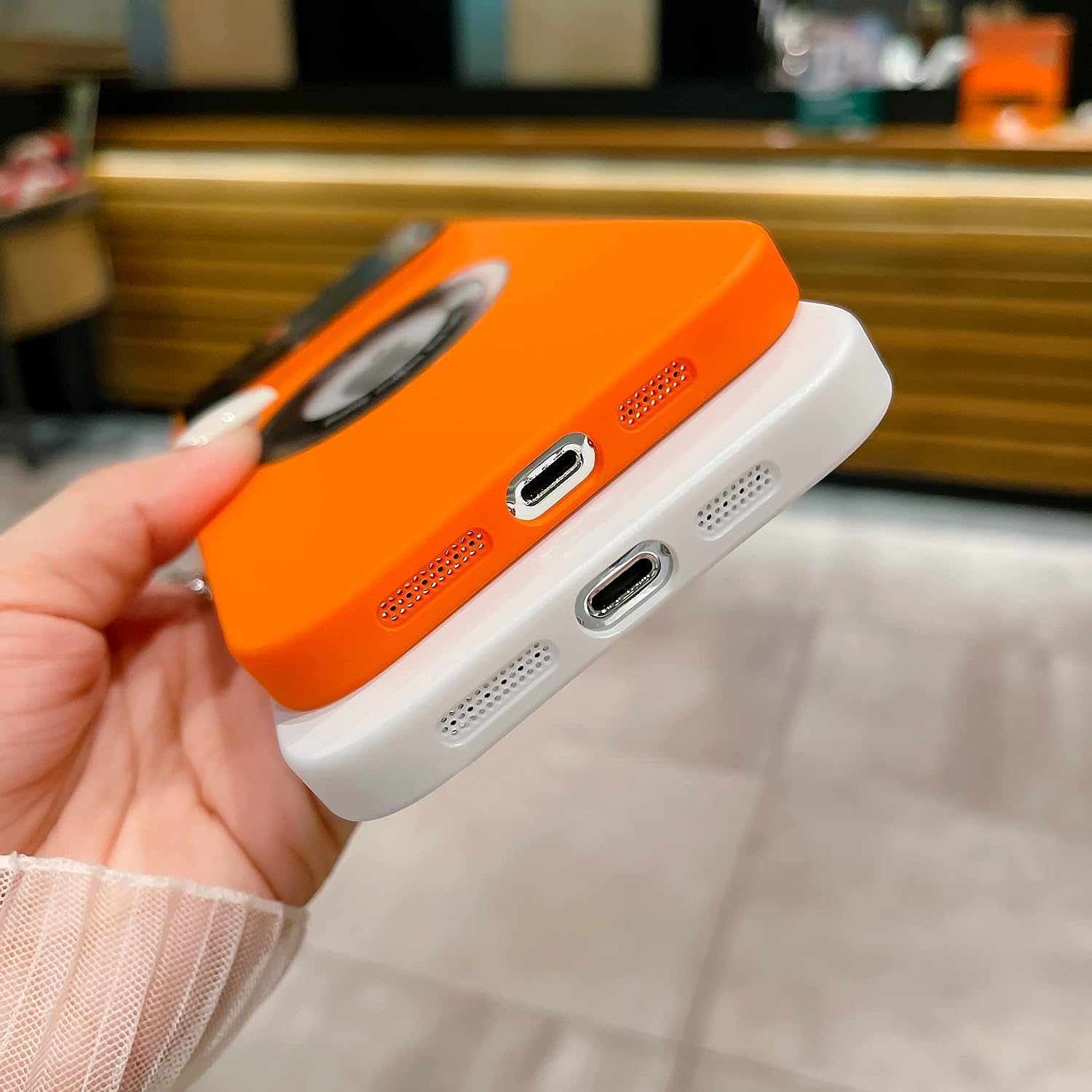 GARSIKA Funda magnética para iPhone 13 Pro Max protección completa de la cámara compatible con MagSafe Funda delgada mate esmerilada dura para
