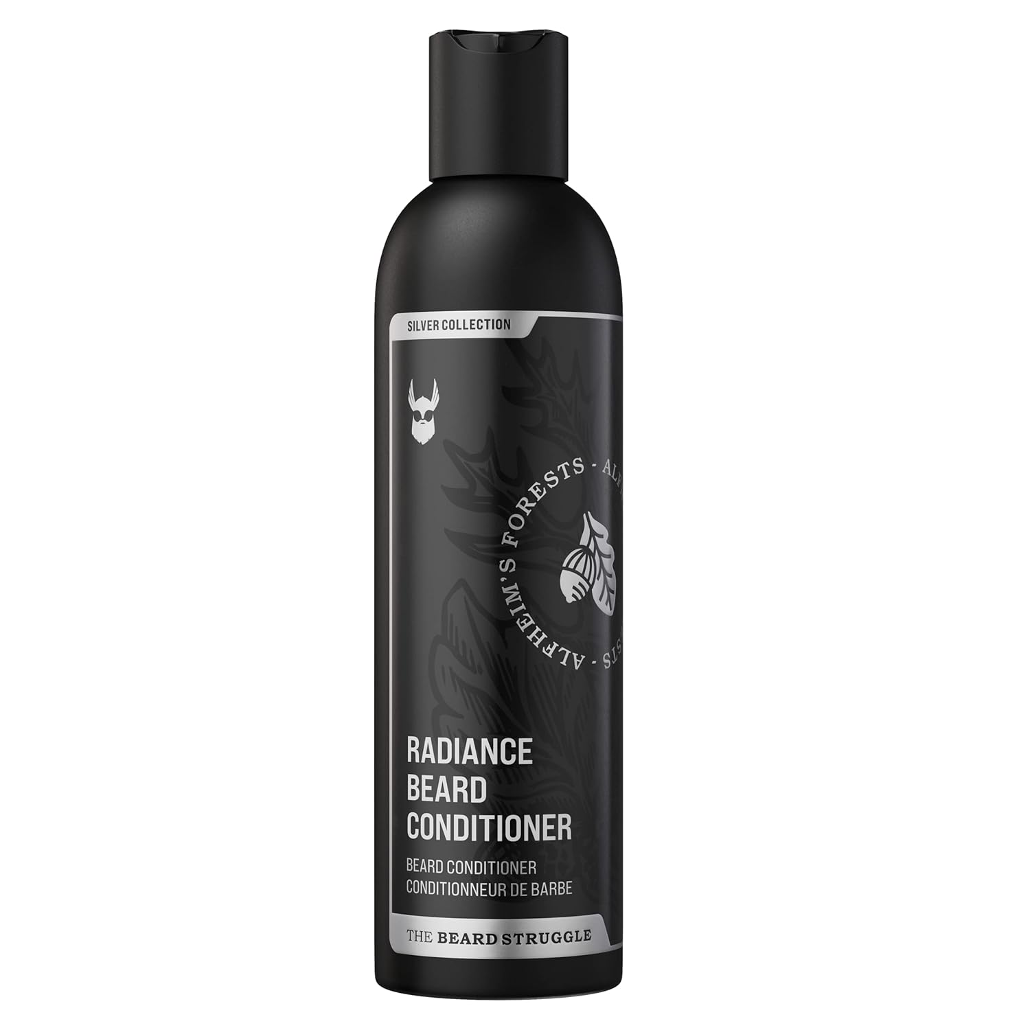 The Beard Struggle – Acondicionador de barba Marksman – Colección Silver, Alfheim’s Forests – Nutrie, suaviza y fortalece la barba – Acondicionador