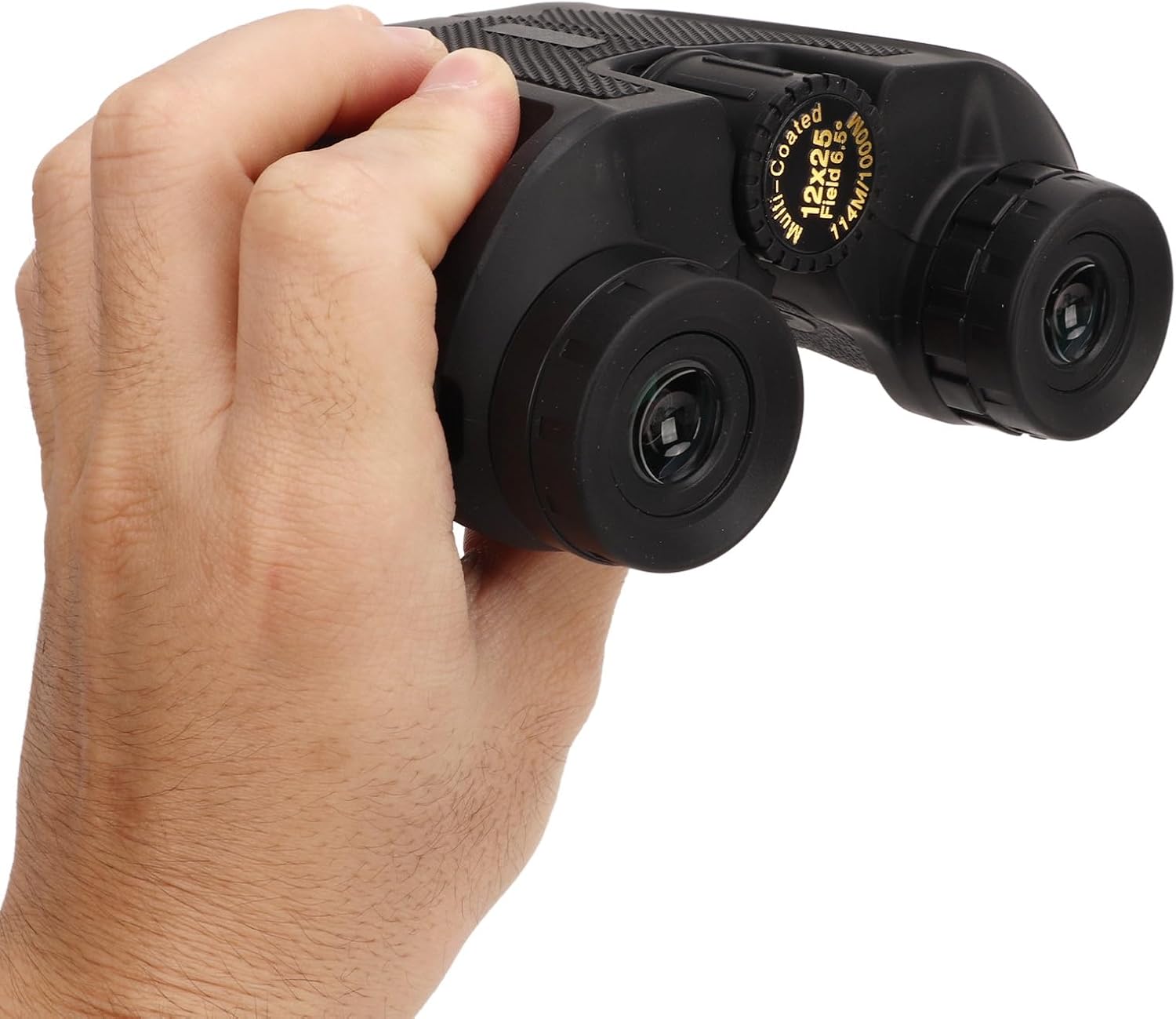 Binoculars, High Permeability Prism Nonslip Rubber Texture 12X Magnification Wide Angle Outdoor Concert Binoculars