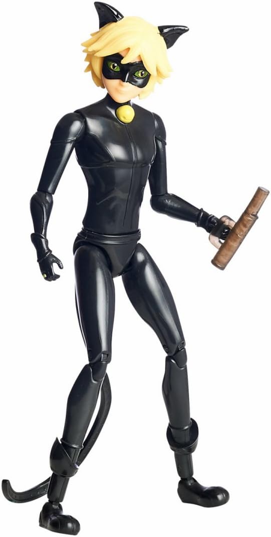 Muñeca de acción de 5.5 pulgadas Miraculous, Cat Noir, 5.5″, Multi Color