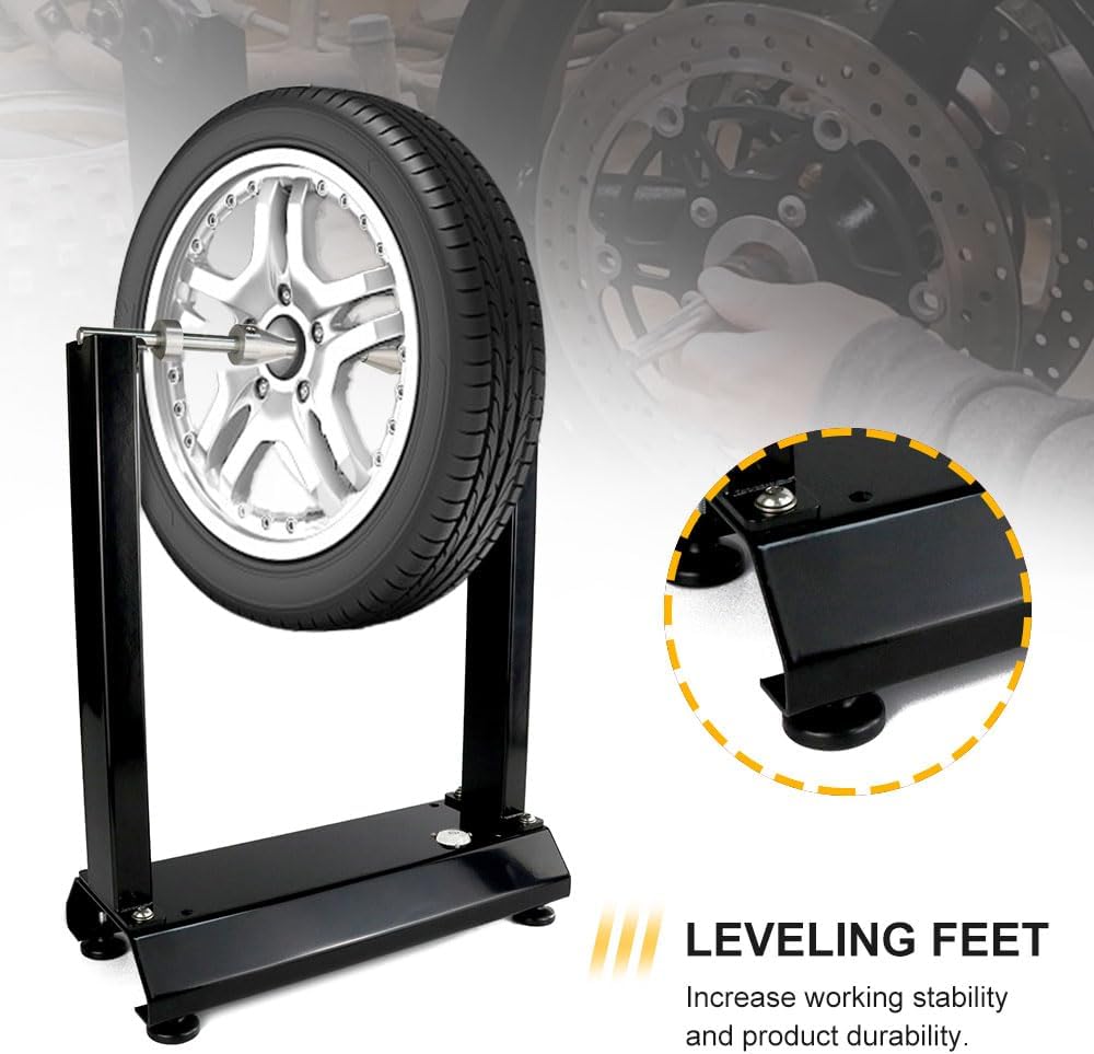 Xitomer Equilibrador de ruedas de motocicleta para bicicleta, pesos de equilibrio de neumáticos, soporte de calle, soporte de trueing, reparación de