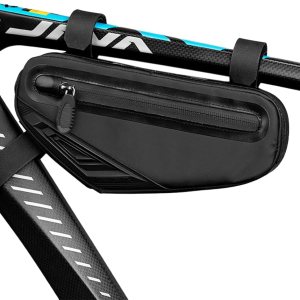 Cool Change Bolsa de bicicleta de tubo superior, bolsa de marco de bicicleta triangular impermeable para bicicleta debajo del tubo para bicicleta de Cool Change Bolsa de bicicleta de tubo superior, bolsa de marco de bicicleta triangular impermeable para bicicleta debajo del tubo para bicicleta de