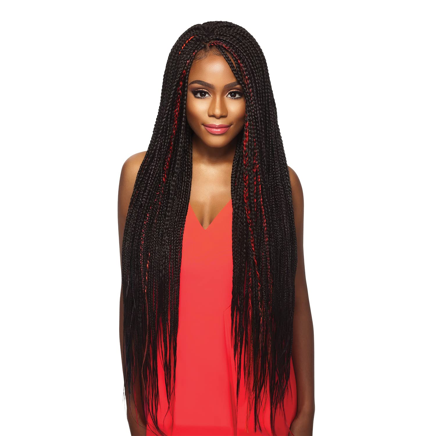 Outre Braids X-Pression Kanekalon 3X preestirada ultra trenza de 72 pulgadas (1 paquete, 2)