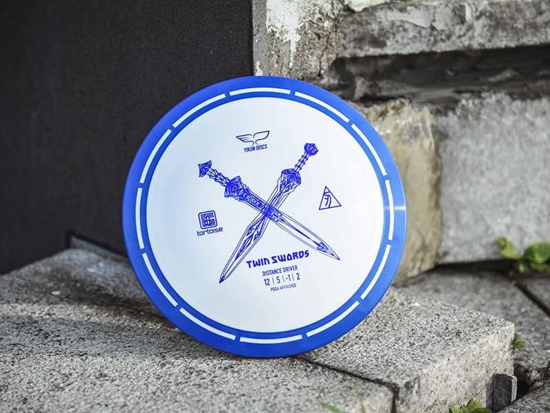 Yikun Disc Golf Drivers Twin Swords Disco de distancia Disco de Golf Disco de 6.00-6.24 oz Disco de velocidad Golf 3pcs Perfecto para juegos al aire