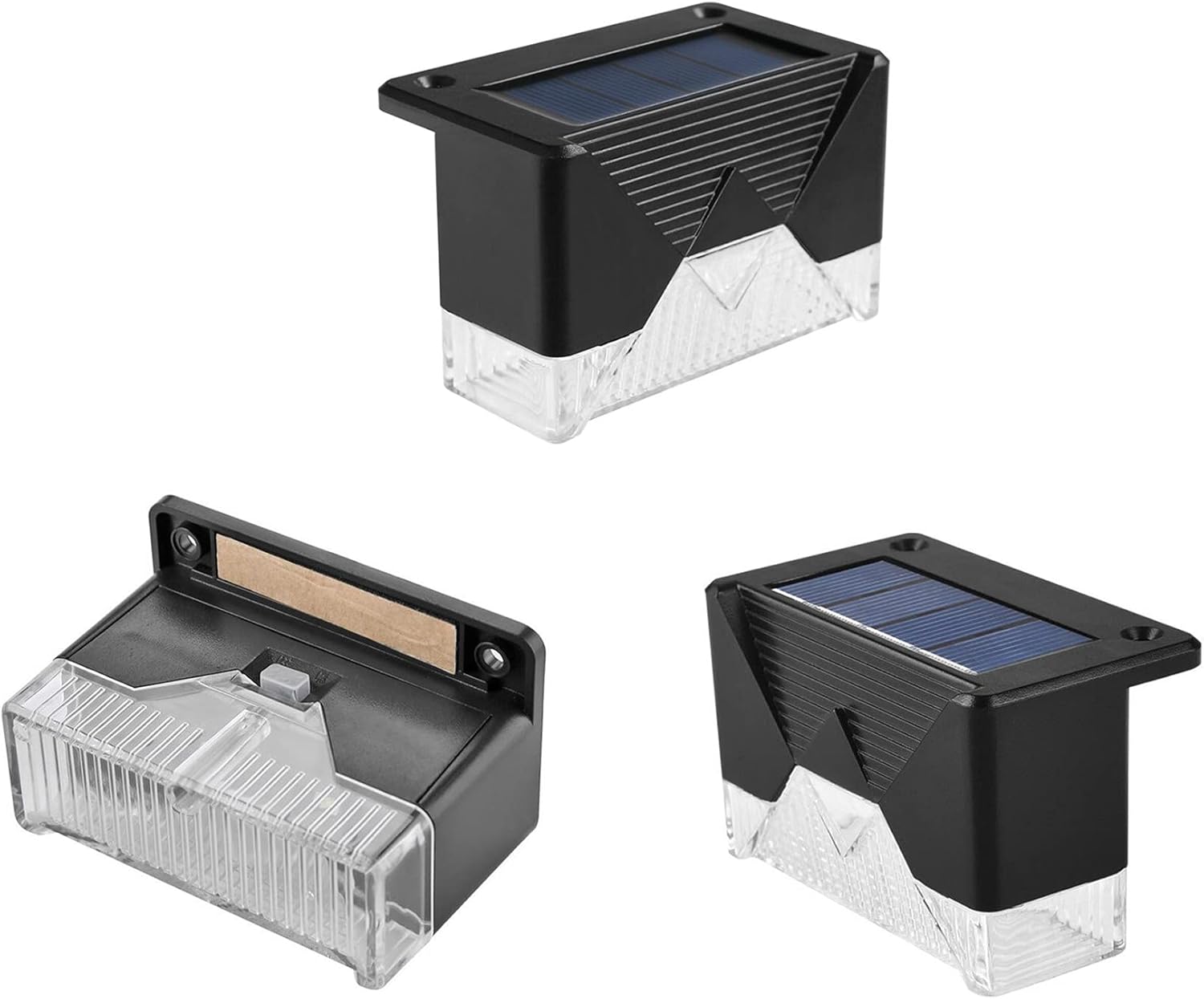 CTKcom Luces solares para exteriores, impermeables, 2 LED, impermeables, alimentadas por energía solar, para jardín, piscina, patio, terraza,