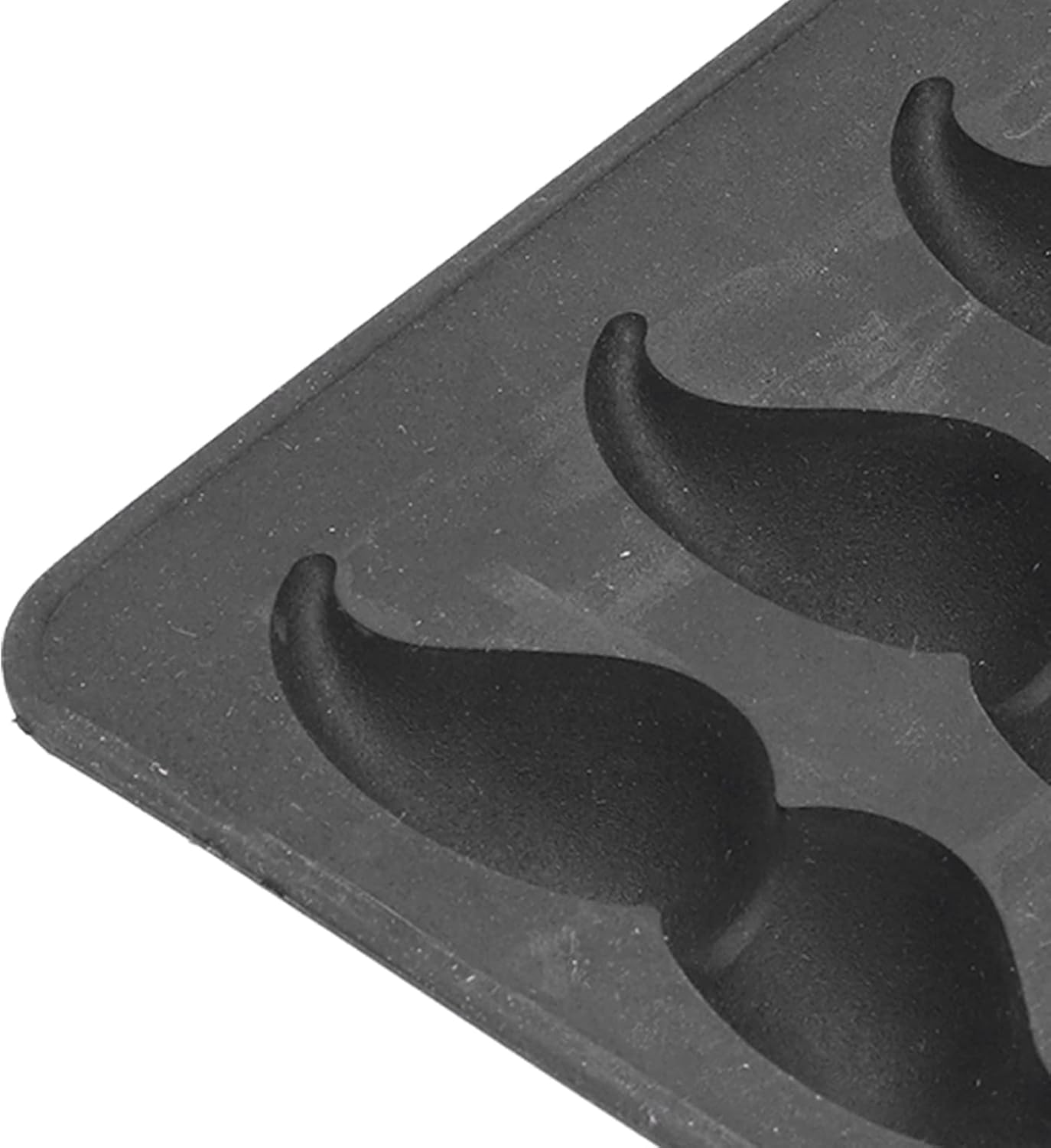 Moldes de silicona para el hogar, moldes de silicona para el hogar, moldes de hielo en forma de bigote, moldeo de verano negro, molde para moldes