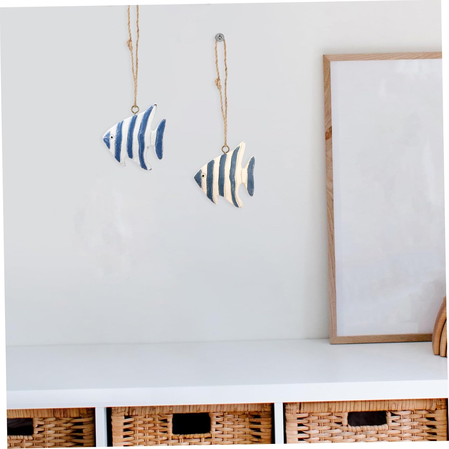 Abaodam 6 Pcs Striped Fish Skewers Home Accents Decor Decorations for Home Household Decor Home Decoration Ocean Decor Fishing Decor Beach Theme