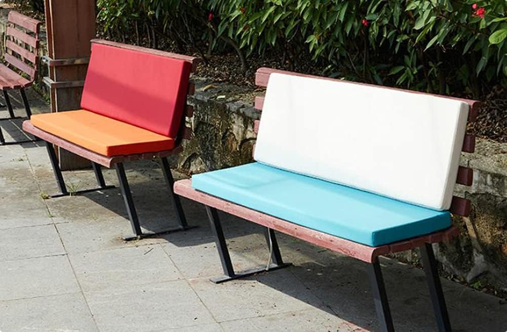 Funda de cojín para patio al aire libre, impermeable, de mimbre para jardín, sofá biplaza, tapete de banco fresco, tapete largo para silla de