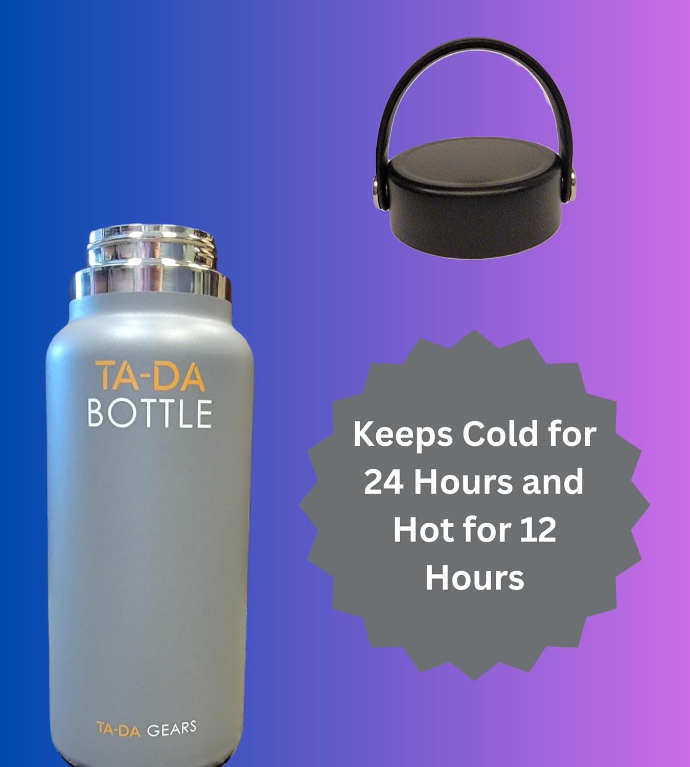 TA-DA Botella, varios tipos (acero inoxidable)