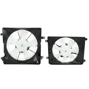 1 par de ventilador de radiador de refrigeración de CA lado izquierdo y derecho 7+5 aspas compatible con Honda Civic 2012-2015, A-cura ILX 2013-2017 1 par de ventilador de radiador de refrigeración de CA lado izquierdo y derecho 7+5 aspas compatible con Honda Civic 2012-2015, A-cura ILX 2013-2017