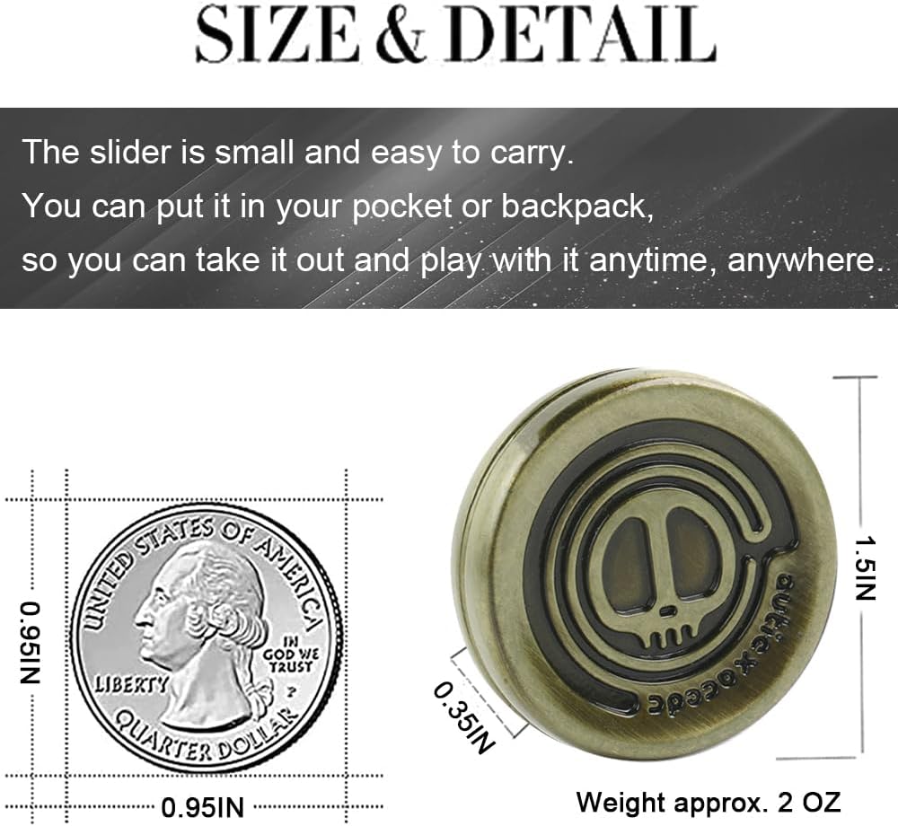 Juguetes deslizantes de monedas de metal, juguetes hápticos para adultos, deslizador magnético EDC, TDAH, autismo, juguetes sensoriales para aliviar
