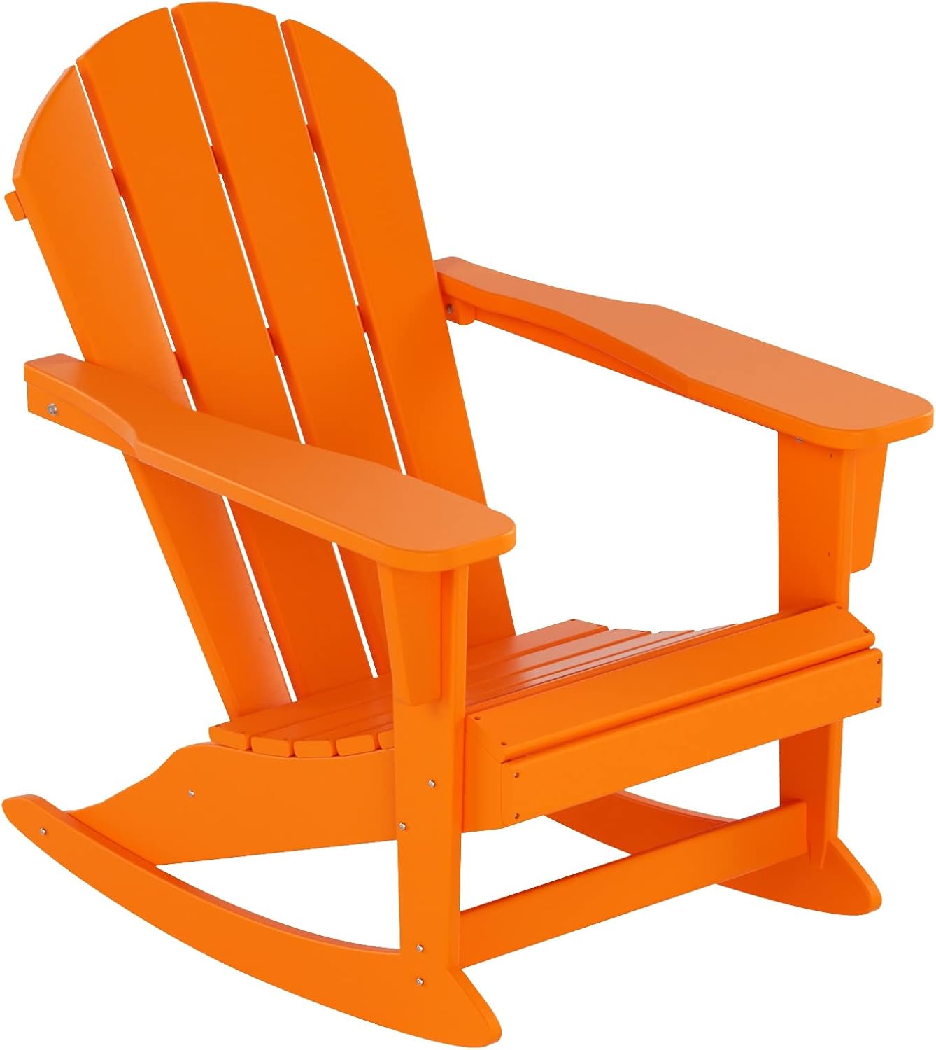 WestinTrends Malibu – Juego de 2 sillas mecedoras para exteriores, para todo tipo de clima, de madera de polietileno, porche, patio, silla mecedora