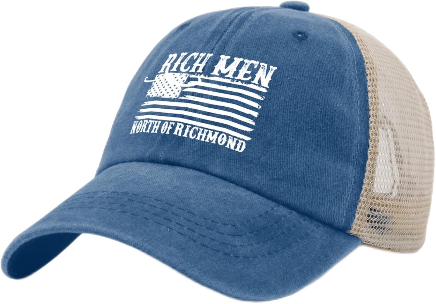 Sombrero divertido RichMen Norths of Richmond Sombrero Trucker Hat Men Gorra de malla vintage para verano