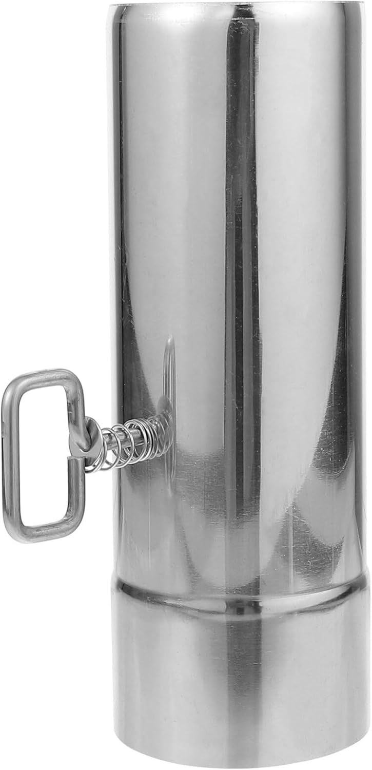 GANAZONO Tubo de escape de acero inoxidable para estufa de 2.8 in, tubo de escape de acero inoxidable, tubo de extensión de tubo de estufa recta de