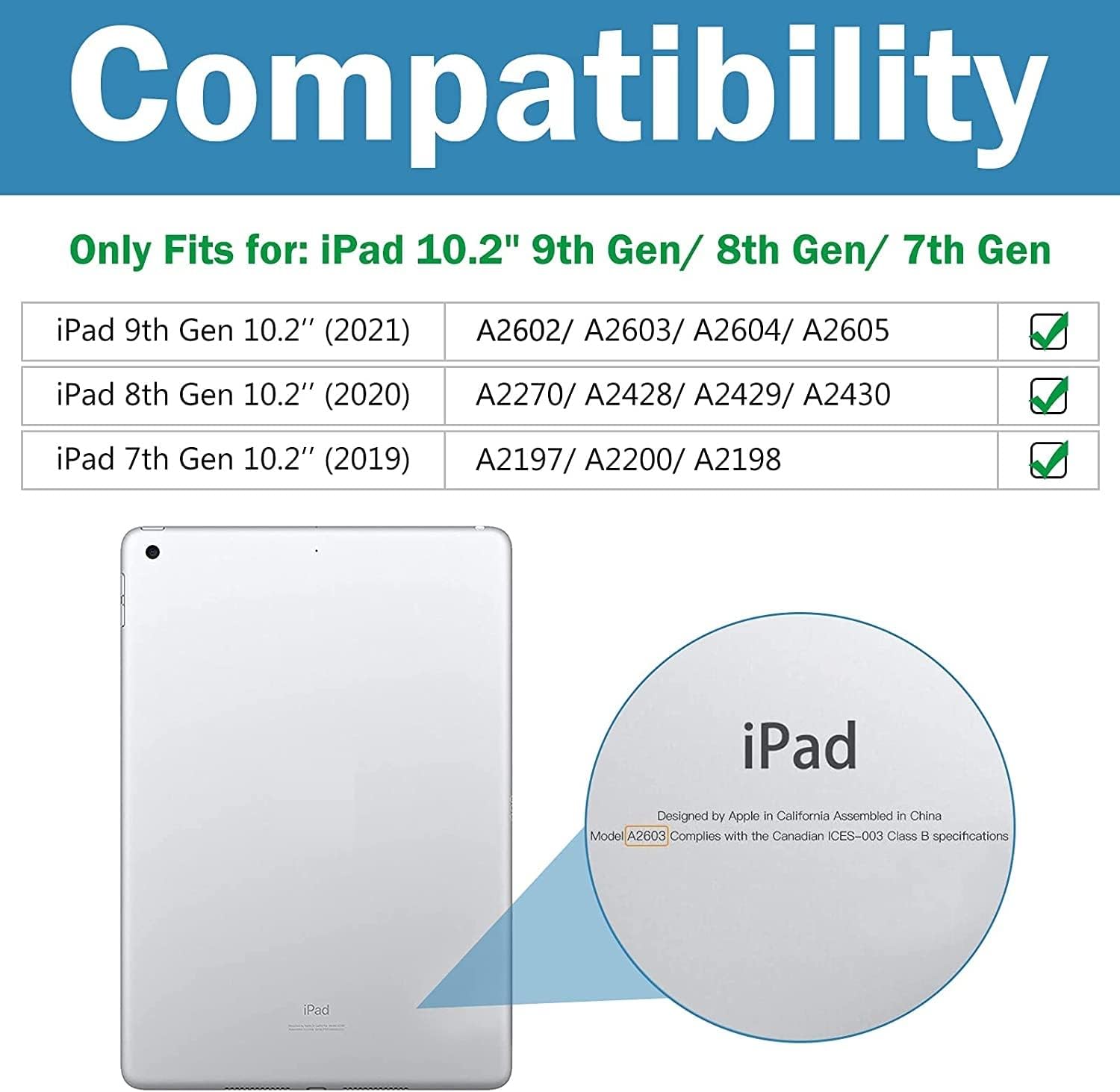ProCase Protector de pantalla de privacidad antiespía de vidrio templado antiespía para iPad de 10.2 pulgadas