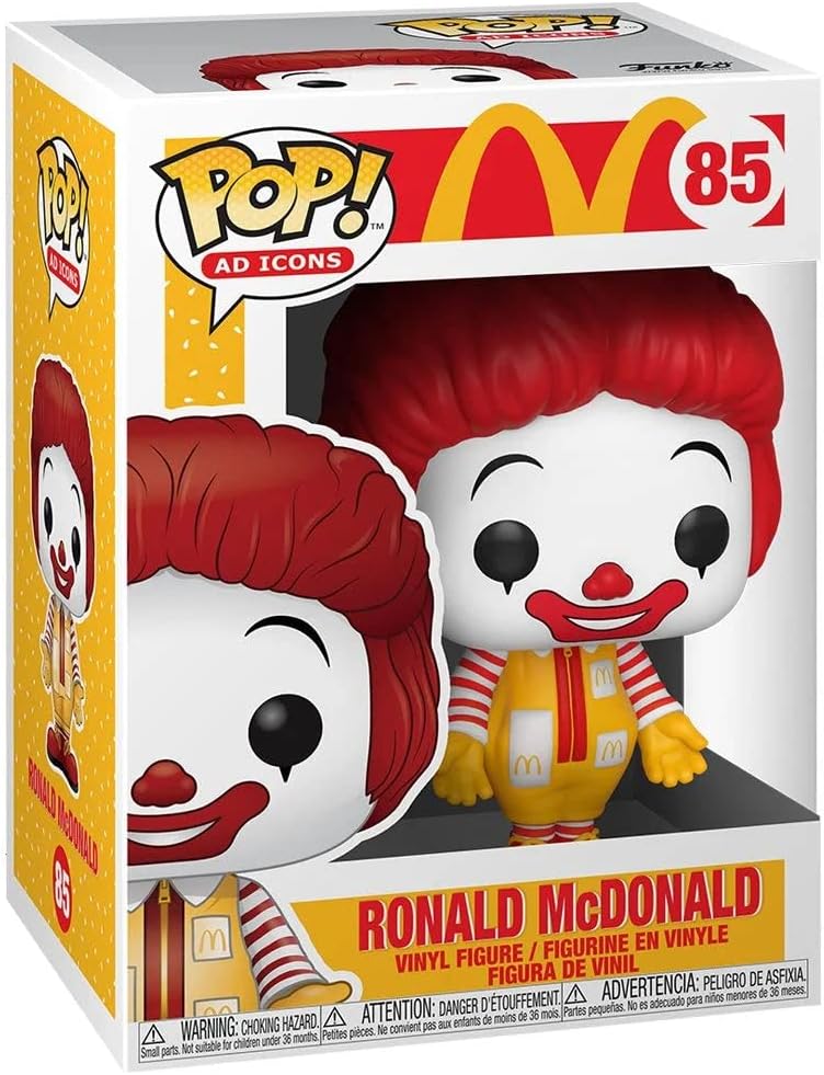 Funko Pop! Iconos publicitarios McDonald’s – Paquete Ronald McDonald con 1 protector de caja PopShield Pop