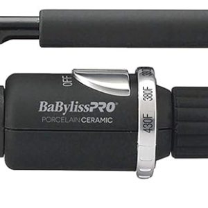 BaBylissPRO Rizador de pelo Marcel de cerámica de porcelana para ondas suaves y elegantes BaBylissPRO Rizador de pelo Marcel de cerámica de porcelana para ondas suaves y elegantes