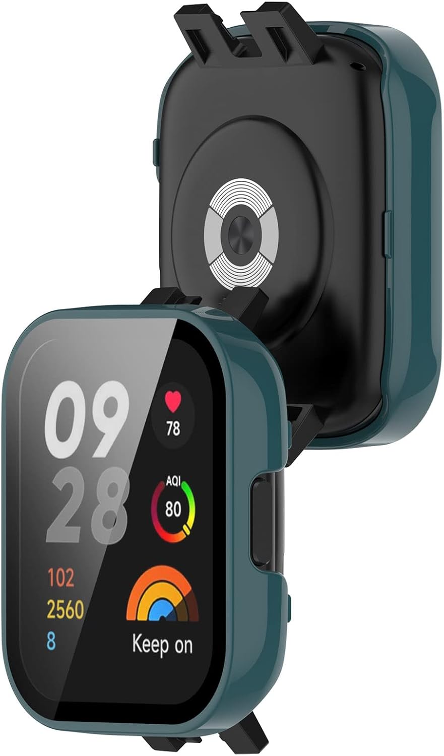 PC+Funda protectora de pantalla de vidrio templado compatible con Xiaomi Redmi Watch 3Mi Watch Lite 3 Protector de pantalla para Xiaomi Redmi Watch