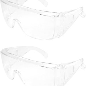 Birdz 2 gafas de seguridad de alto impacto, gafas que se adaptan sobre las gafas, marco transparente, lente, protección UV máxima, protectores Birdz 2 gafas de seguridad de alto impacto, gafas que se adaptan sobre las gafas, marco transparente, lente, protección UV máxima, protectores