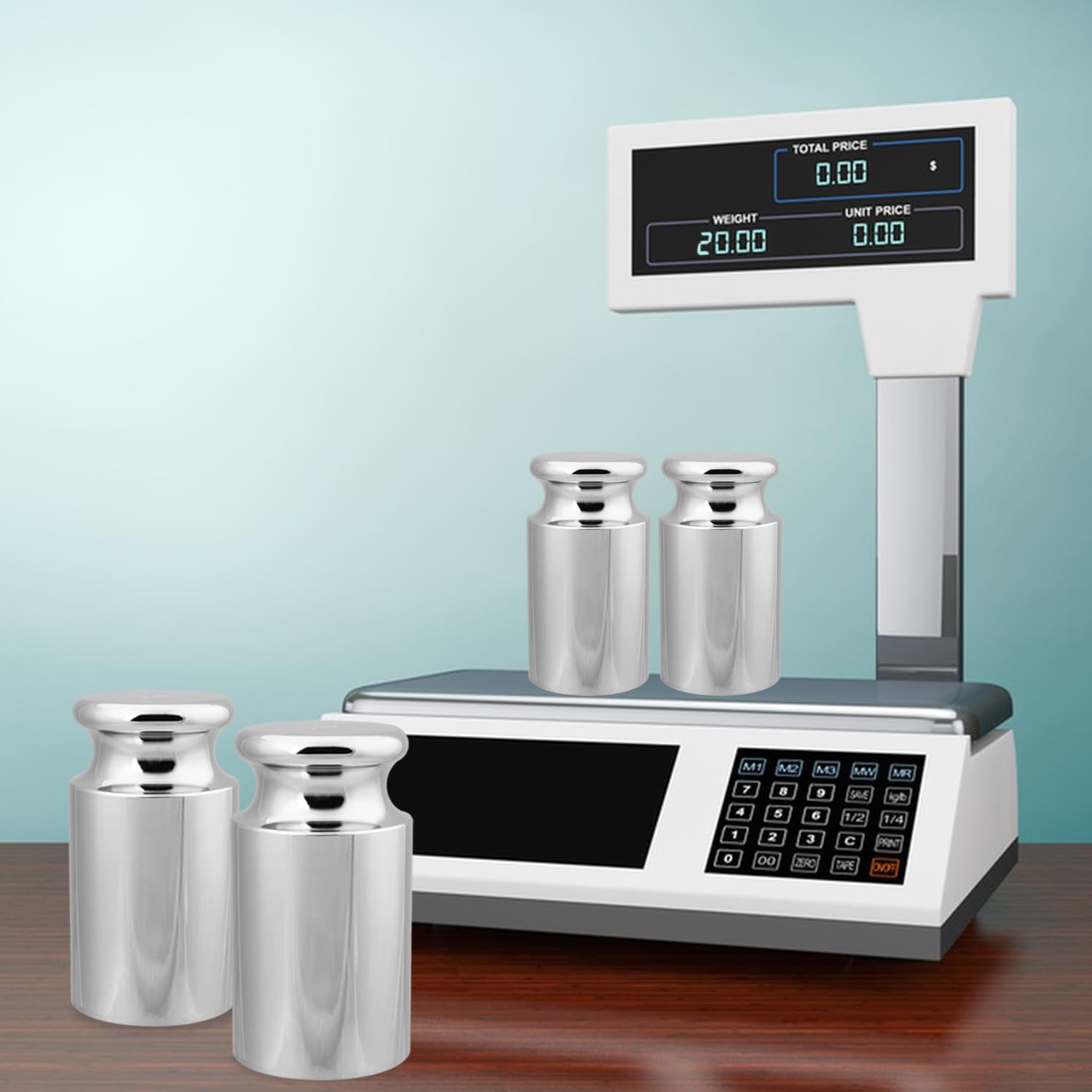 Pesos de calibración OIML clase M1, pesos de calibración de 11.0 lbs para báscula digital, por GENHAKON