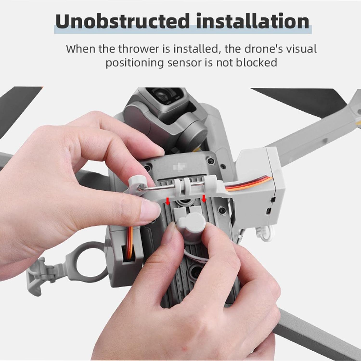 JoiJoy Transport Release and Drop Device for DJI AIR 2S Fun Activities Easy Use,Grey,9.7×8.5×5.3cm