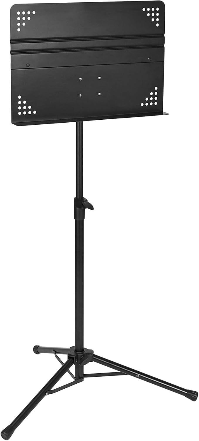 Tienda Basics Soporte de partituras profesional para orquesta plegable, color negro