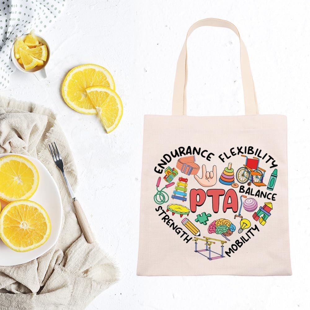PTA Gifts – Bolsa de maquillaje para fisioterapeuta, regalo de agradecimiento, regalos de graduación de la PTA para estudiantes de la PTA Bolsa con