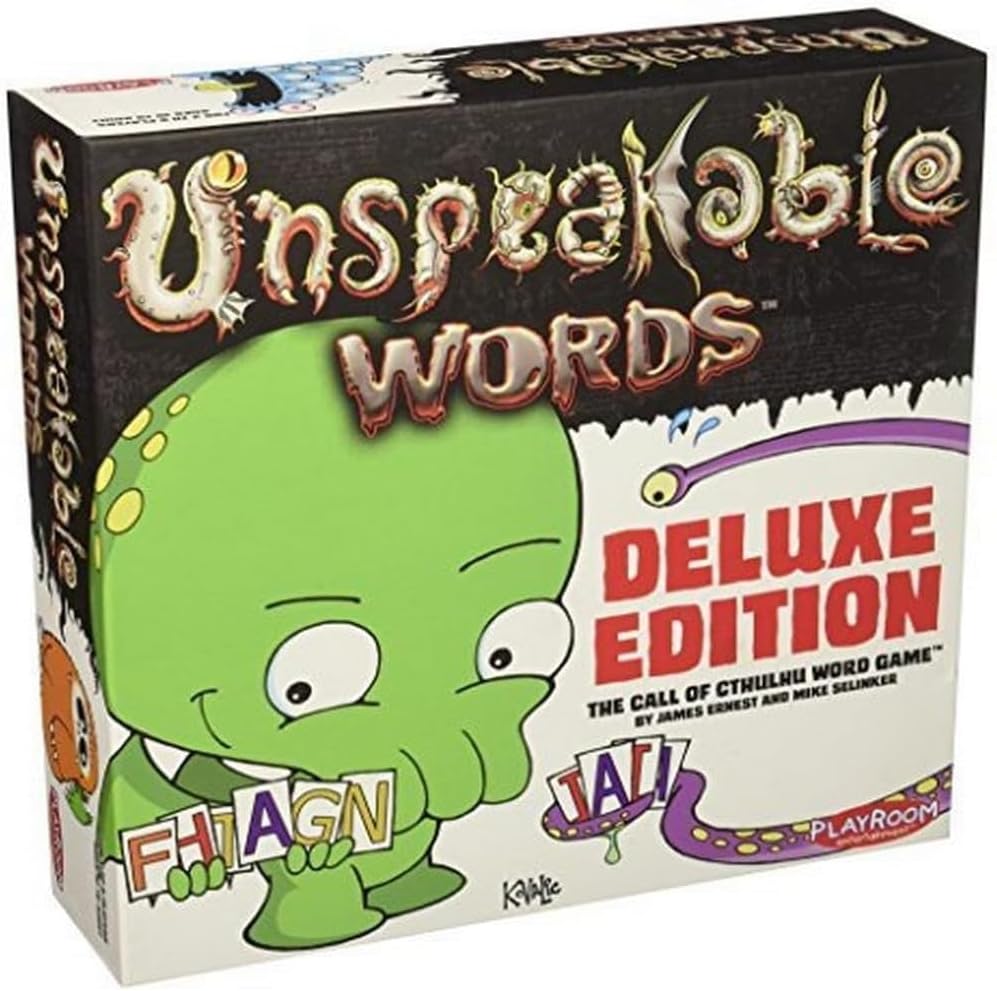 Playroom Entertainment Unspeakable Words Deluxe Edition The Call of Cthulhu – Juego de cartas