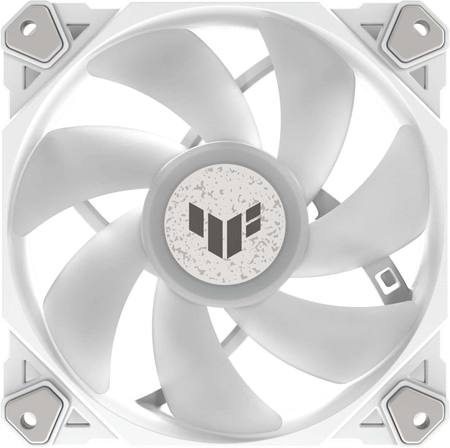 TUF Gaming TF120 ARGB Case Fan White Edition 3-in-1 with ARGB Controller (Pack of 3, Aura Sync, Quiet Addressable ARGB Fan, PWM Control, White)