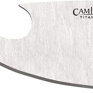 Camillus TigerSharp – Cuchillas de repuesto de cuchillo de titanio unido, paquete de 4, lisas Camillus TigerSharp – Cuchillas de repuesto de cuchillo de titanio unido, paquete de 4, lisas