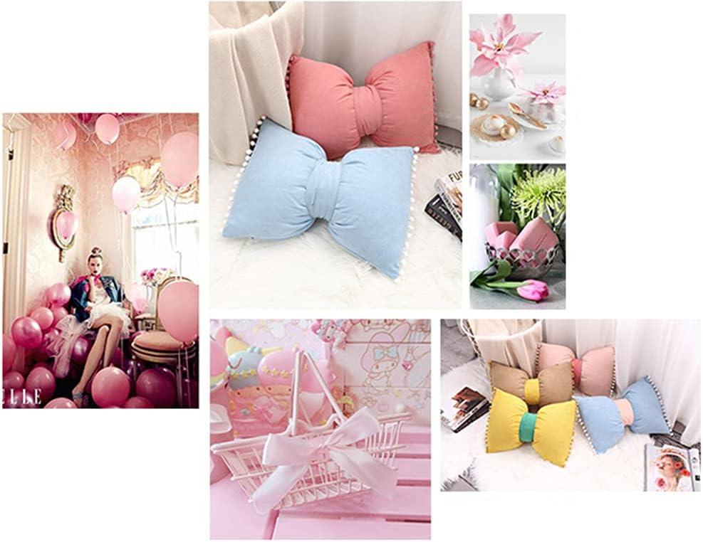 Fundas de almohada decorativas bohemias con pompones, fundas de almohada de terciopelo suave, fundas de almohada lumbares con lazo de 14 x 20