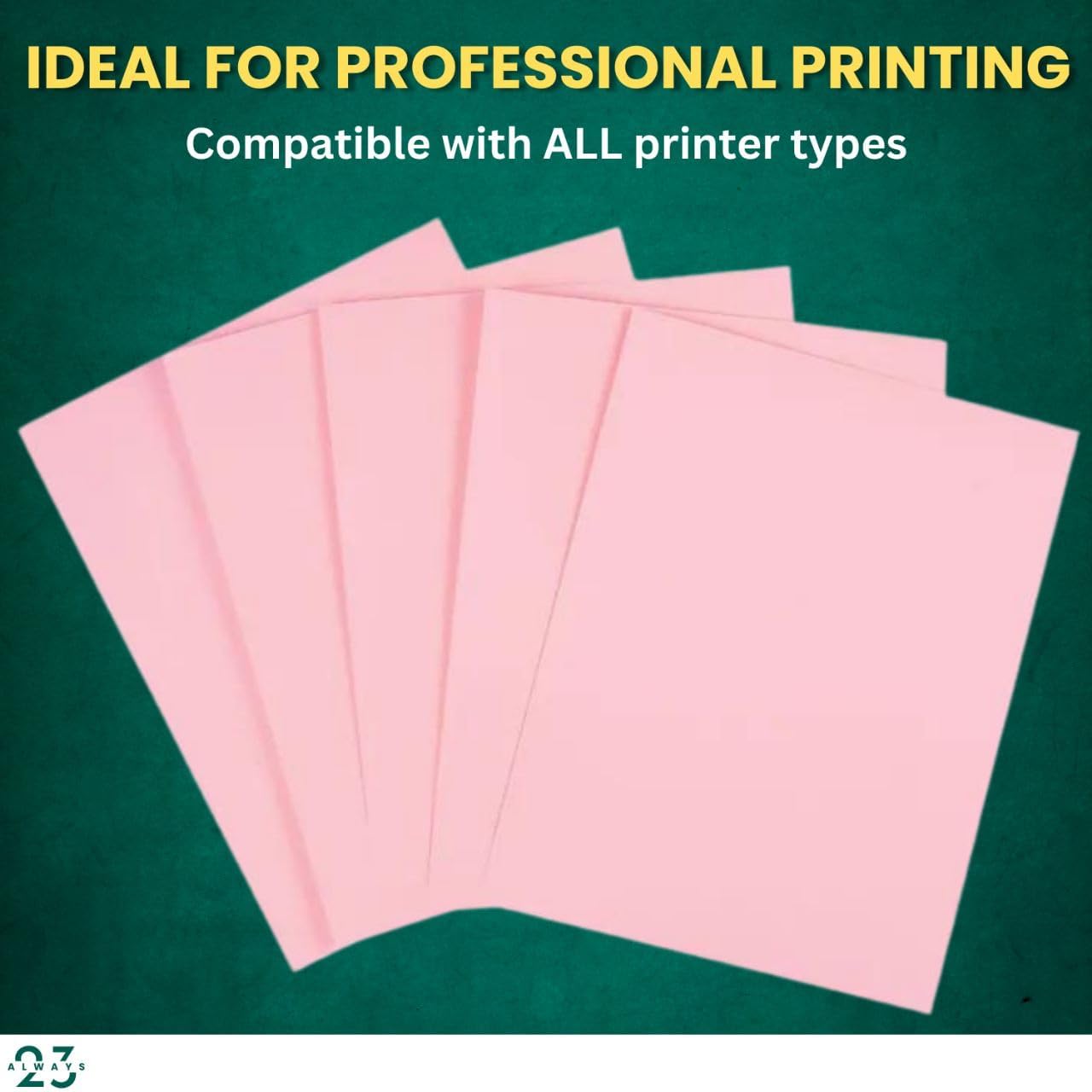 Papel de copia rosa, papel de copia de color 8.5 x 11 pulgadas, resma rosa de 20#, papel de copia rosa, papel de copia para impresora, 500 hojas