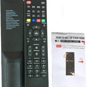 Control remoto universal de TV para televisores inteligentes Vizio TCL JVC Hisence RCA Haier Seiki Insignia Magnavox Westinghouse Smart TVs, solo Control remoto universal de TV para televisores inteligentes Vizio TCL JVC Hisence RCA Haier Seiki Insignia Magnavox Westinghouse Smart TVs, solo