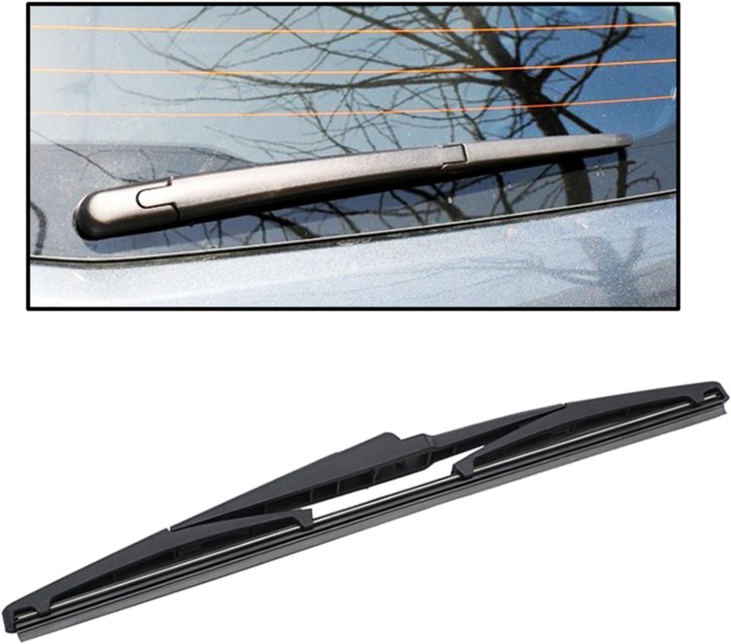 Wiper Front & Rear Wiper Blades Set Kit for Kia Cerato Sephia Spectra 2003-2008 Windshield Windscreen Window 24″ 16″ 14″(Russian Federation)